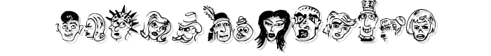 21 Heads font